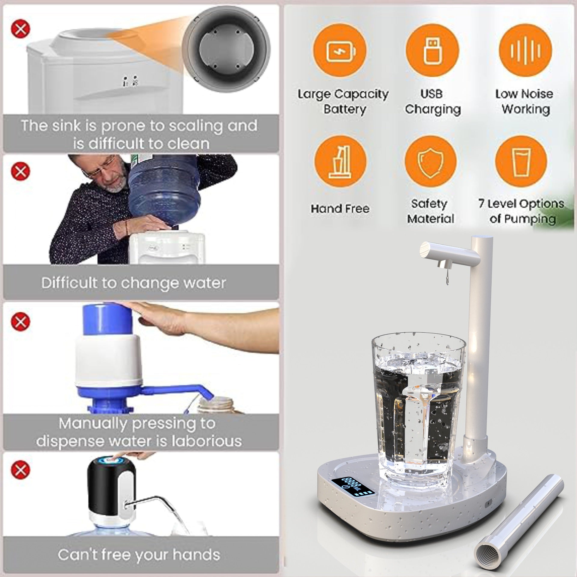 Extension Tupe Water Dispenser