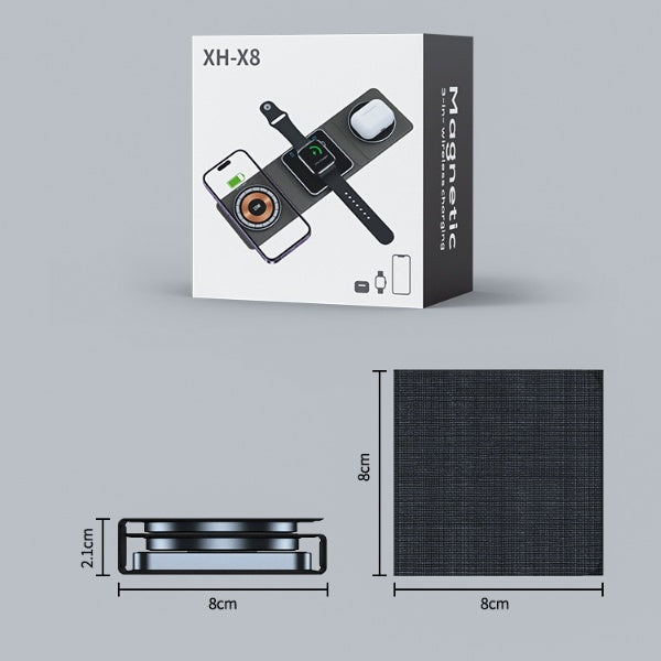3 IN 1 Magnetic Wireless Charger
